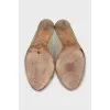 Transparent rubber mules