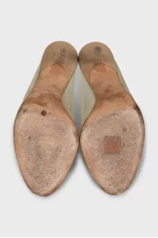 Прозрачные мюли из резины