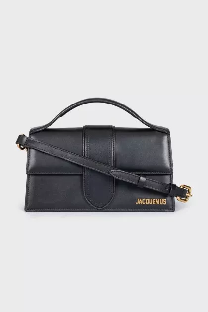 Le Gran Bambino black leather bag