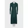 Green dress with buttons