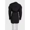 Asymmetrical black dress