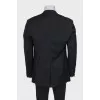 Men's straight black jacket