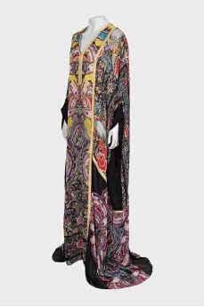 Oversized silk dress