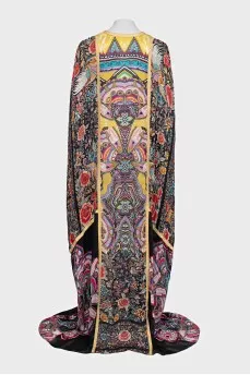 Oversized silk dress