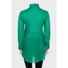 Long green blouse