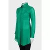 Long green blouse