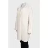 Oversized cardigan with a button