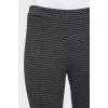 Black and white leggings