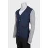 Men's cardigan with patch pockets