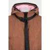 Oversized jacket with detachable sleeves