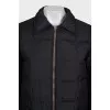 Reversible straight zip jacket