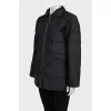 Reversible straight zip jacket