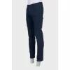 Men's dark blue slim fit jeans
