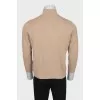 Men's jumper with a zipper