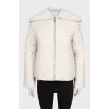 Short straight cut down jacket