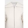 Short straight cut down jacket