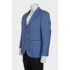 Men's light blue jacket with a small print