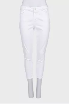 Белые джинсы skinny fit