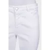 Белые джинсы skinny fit