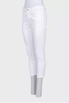 Белые джинсы skinny fit