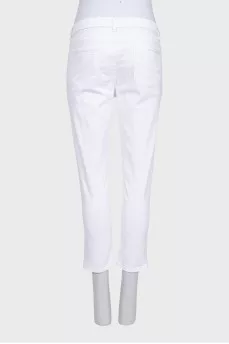 Белые джинсы skinny fit