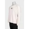 Men's sweatshirt with embroidered logo