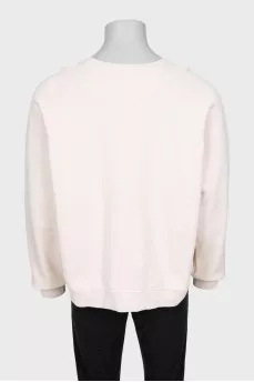 Men's sweatshirt with embroidered logo