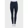 Джинси на високій посадці slim fit