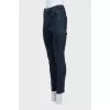 Джинси на високій посадці slim fit