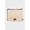 Quilted leather Boy bag