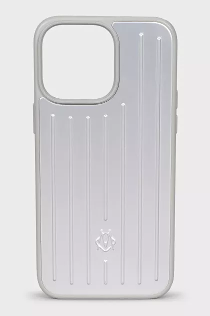 Silver case for iPhone 15 Pro Max