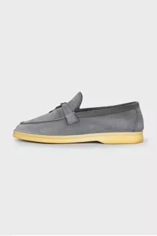 Summer Charms Walk loafers in blue suede