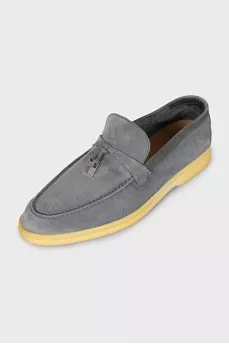 Summer Charms Walk loafers in blue suede