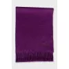 Purple cashmere scarf