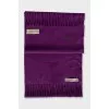 Purple cashmere scarf