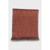 Knitted cashmere scarf with tag
