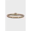 Gold ring with a diamond