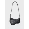 Asymmetrical leather bag