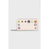 Beige studded wallet