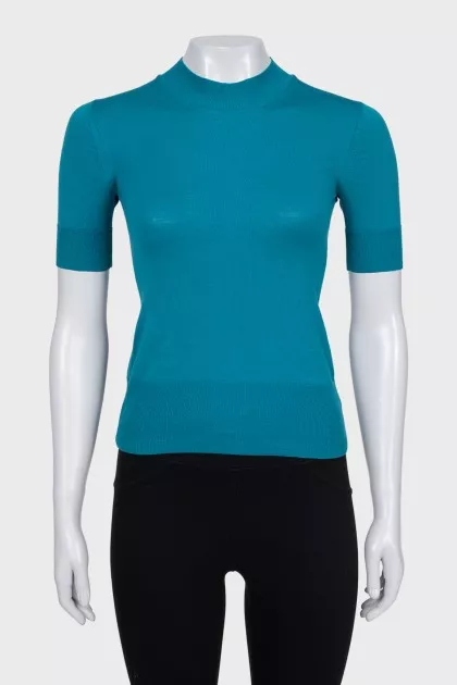 Fitted wool T-shirt