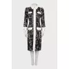 Fitted dress in signature print
