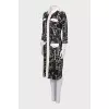 Fitted dress in signature print