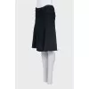 Skirt with lace belt