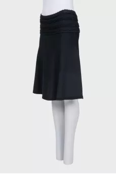 Skirt with lace belt
