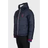 Men's jacket with a signature monogram