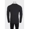 Men's cashmere and wool jumper with print