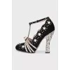 Ofelia embellished suede shoes
