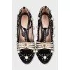 Ofelia embellished suede shoes