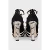 Ofelia embellished suede shoes