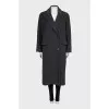 Cashmere coat with pockets
